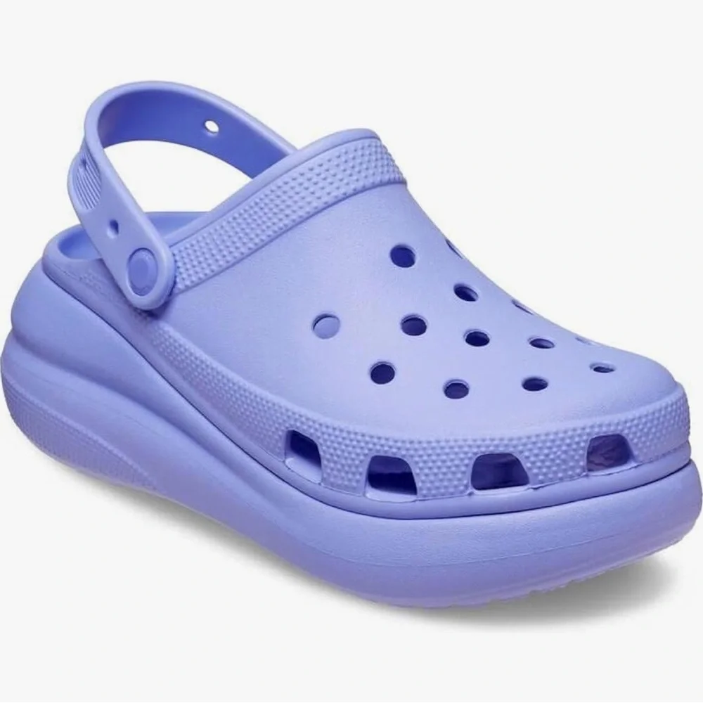 Brand new never worn purple platform crocs - Picture 4 of 4